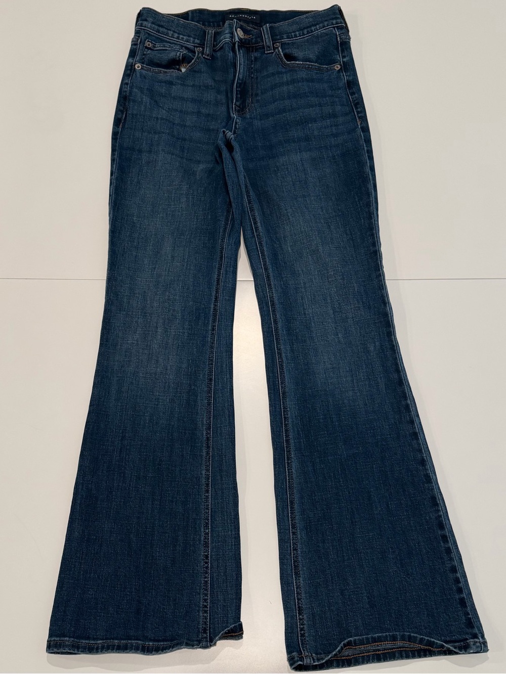 Aeropostale High Rise Flare Jeans Women’s 6 Regular Medium Wash Y2K